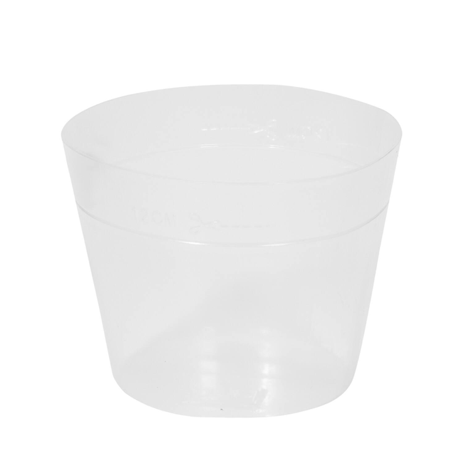 Plastic Pot Inserts, Transp. Ø19x18