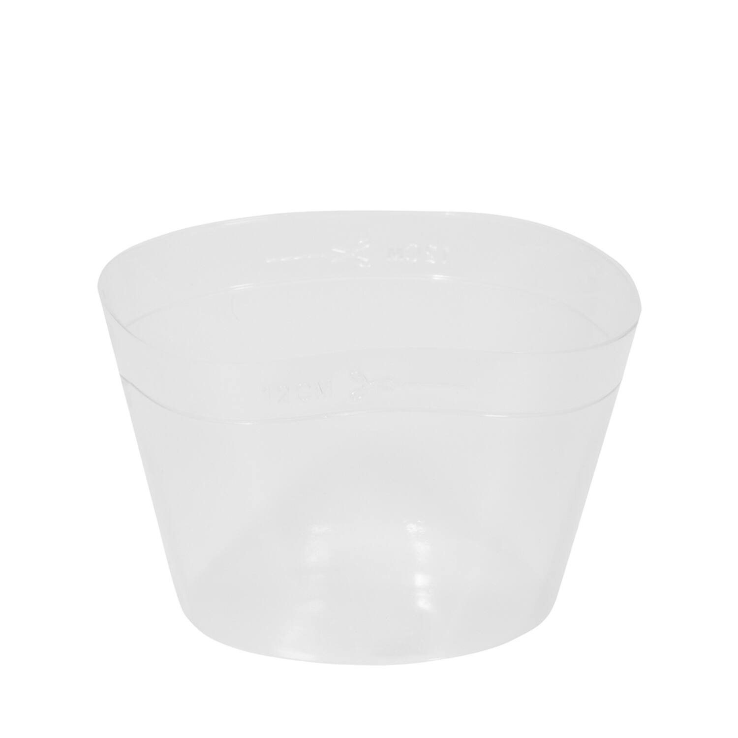 Plastic Pot Inserts, Transp. Ø25x15