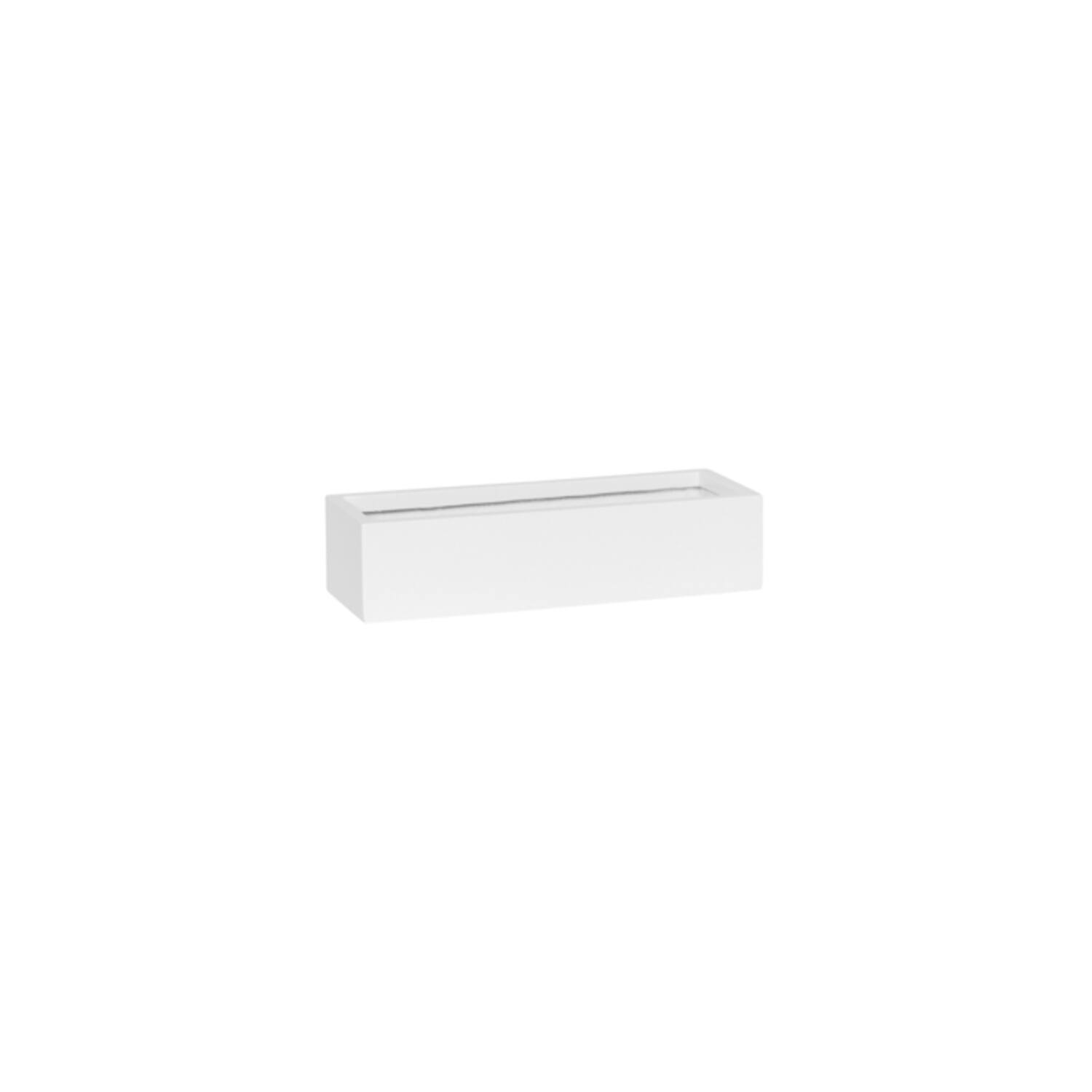 (S) Balcony Slim Low XS, Matte Whit