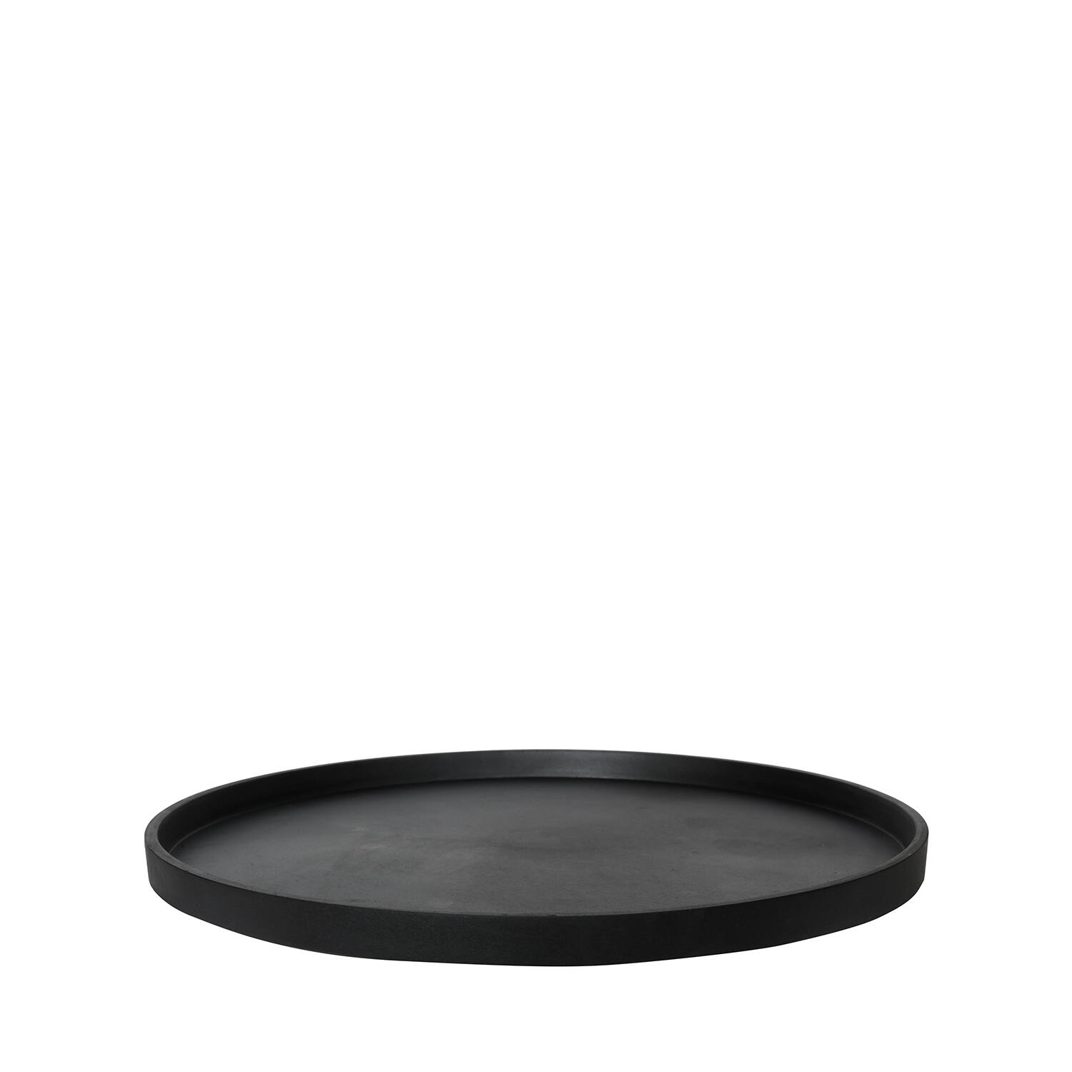 Saucer Round L, Black