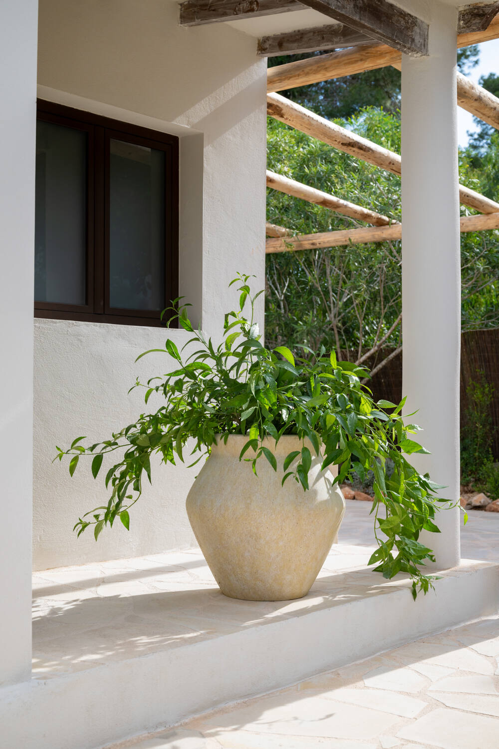 Fleuri L, Travertine Beige