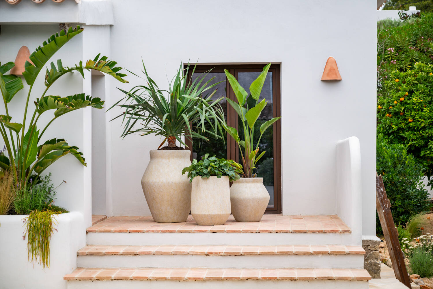 Fleuri High L, Travertine Beige