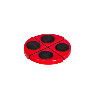 (S) Pot Feet, Glossy red
