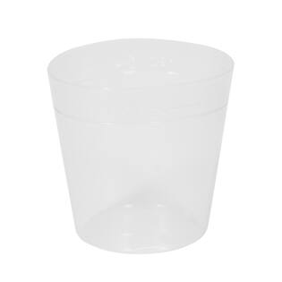 Plastic Pot Inserts, Transp. Ø10x9c