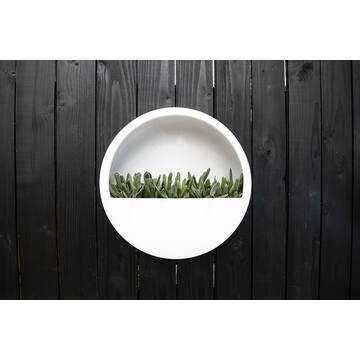 Wally (hanging) M, Glossy White