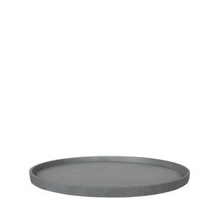 Saucer Round L, Grey