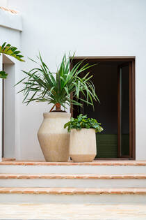Fleuri High L, Travertine Beige