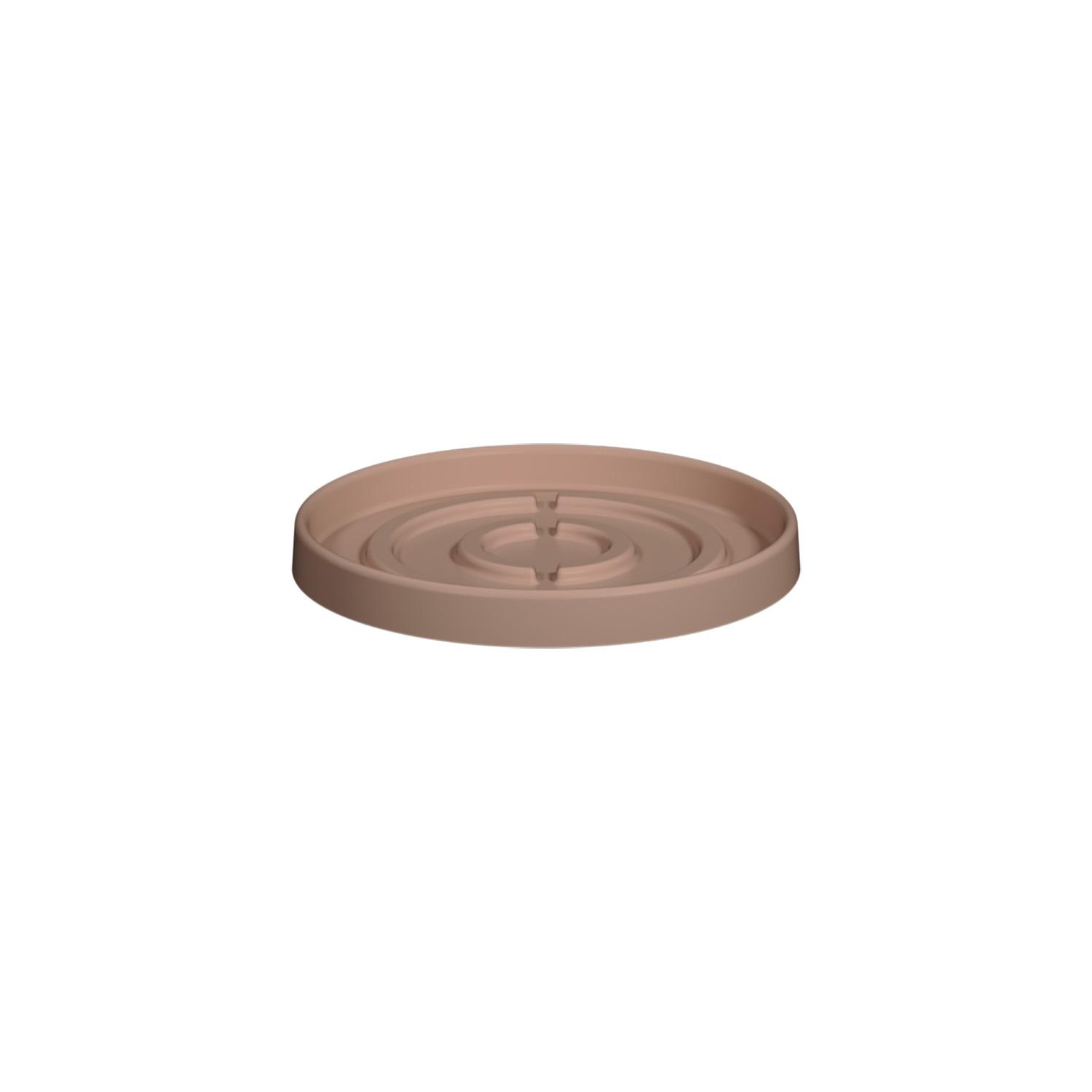 Saucer Round 38, Powder Pink